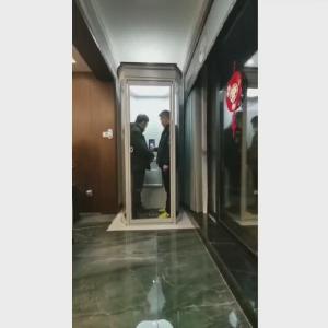 China Center Opening Light Capsule Elevators 500kg-1000 Kg 0.25m/S-0.4m/S factory