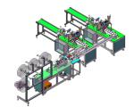 3 Layers Surgical Face Mask Making Machine , Medical Sheet Mask Making Machine