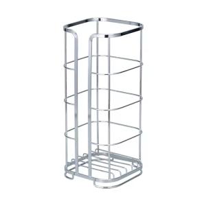 China Free Standing Toilet Paper Holder Spare Roll Bathroom Storage Toilet Paper Stand factory
