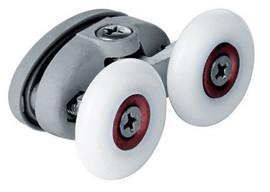 China 5-6mm Thick Curved Shower Door Rollers Replacement Bottom Rollers factory