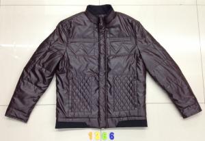 China 1266 Men's pu fashion jacket, coats stock factory