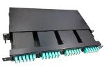 144F 19in 1U MPO MTP Patch Panels 12 Port Patch Panel Rack Mount For Fiber