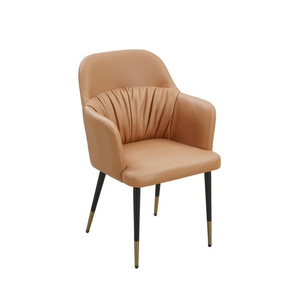 China Modern Fabric Dining Chair for Home and Office Use factory