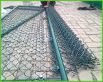 vinyl fence,PVC coated Chain Link Fence, Commercial fencing