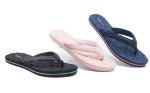 Fashion Ladies Rubber Slipper Women EVA Fabric Flat Flip Flop