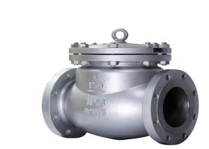 China 150LB JIS Cast Steel Check Valve , Flanged ASTM A216 WCB Check Valve factory