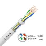 Durable 23AWG Cat5e Network Ethernet Cable , 4 Pair 1000ft UTP Shielded Cable