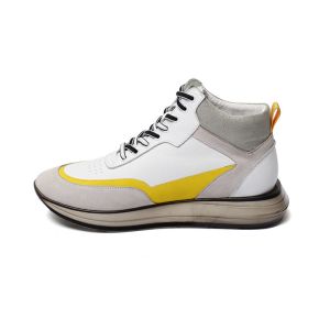 Euro 39size Rubber Outsole Genuine Leather Suede Sneakers Anti Odor