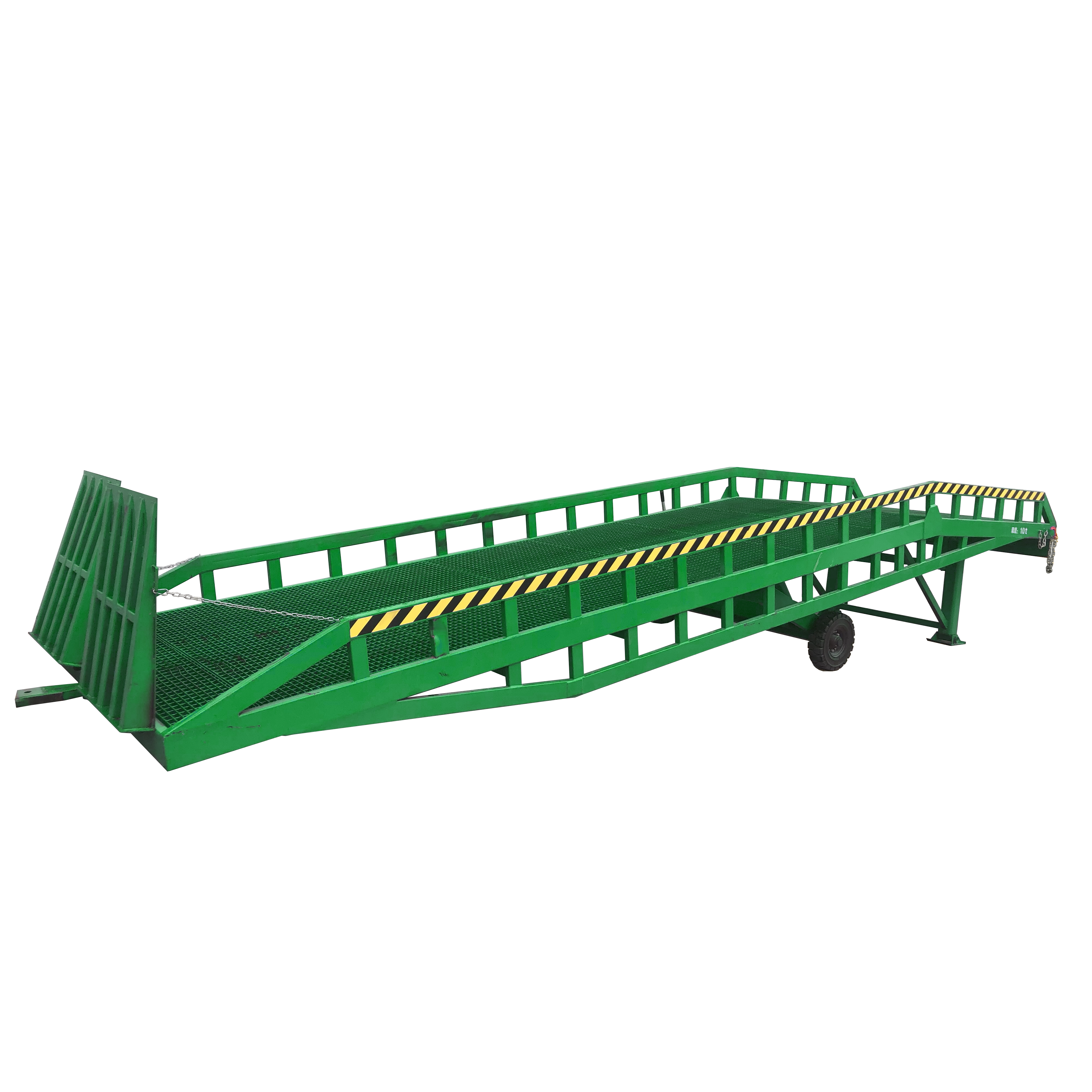 0.6m Mechanical Hydraulic Mobile Dock Ramp with Outriggers , 6000Kg