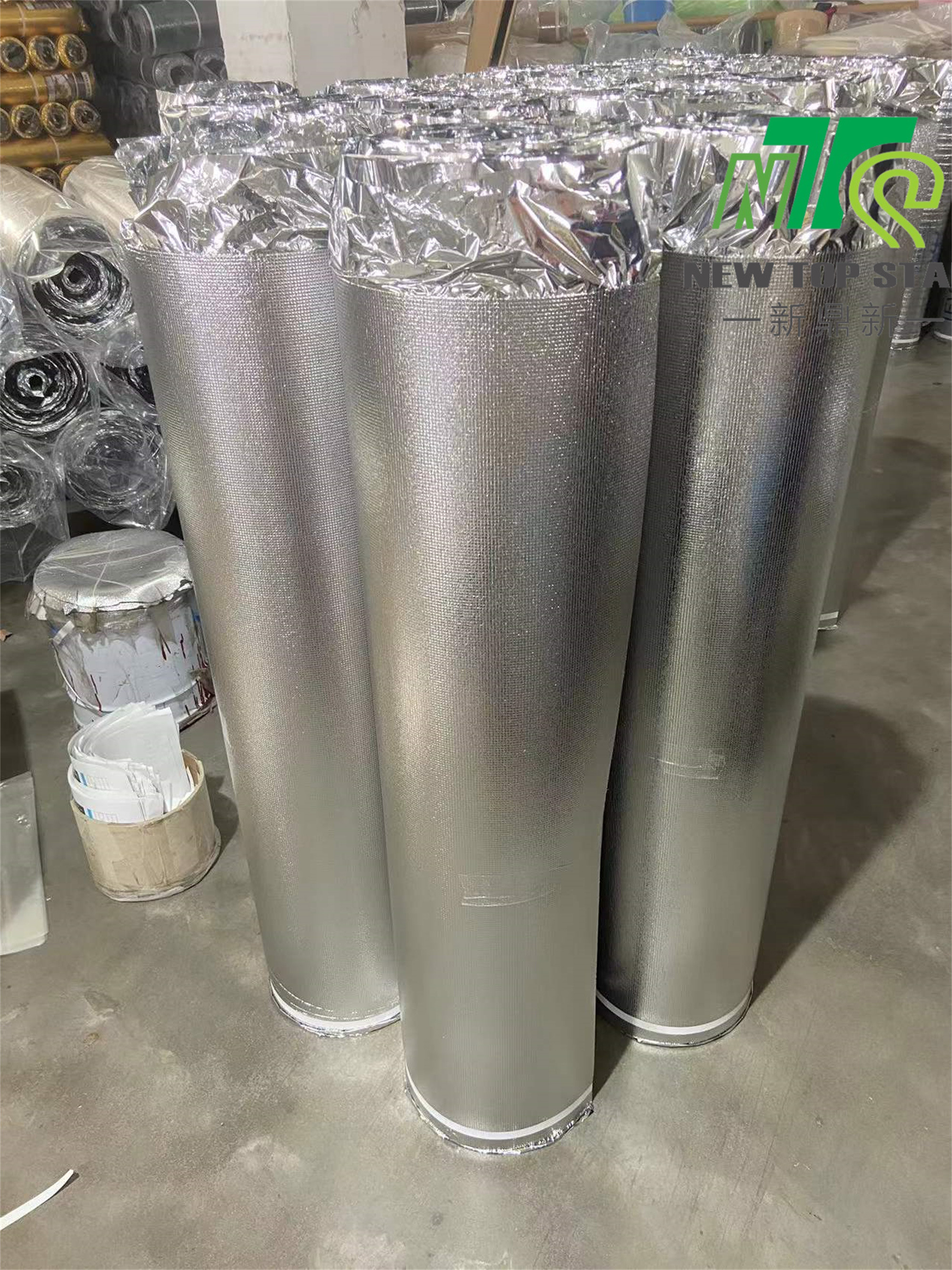 Closed Cell EVA Foam Underlayment 4mm 5mm Silver Moisture Barrier
