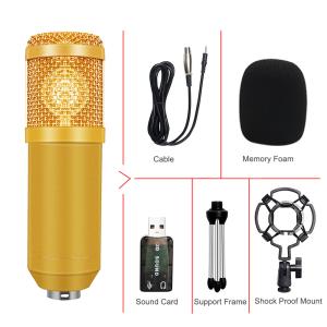 China Cable Karaoke Recording 45dB 78 Decibels Condenser Mics factory