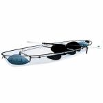 200kgs Loading Weight One Seater Kayak , Double Layer Small Boat Cruising