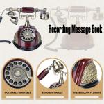 European Style Audio Guest Book Telephone Wedding Rechargeable For Collecting