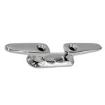 Marine Hardware Fittings Low Silhouette Cleat in Mirror Polished 316 Stainless