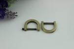 15MM Fashion Small Metal D Ring Buckle,Nickel Color D-ring Bag Accessories