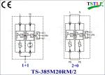 75v - 440v Single Phase Surge Arrester , 20kA Class 2 Voltage Surge Arrester