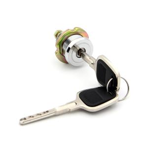 China Quarter turn safe cam lock with nickel plated zinc alloy keys factory