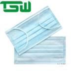 Soft Skin Blue and White Type IIR Disposable PP 3 Ply Face Mask