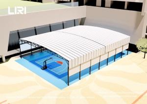 China Outdoor Catering Electric Push Pull Awning Tent With Aluminum Structures factory