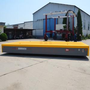 China 5T Coil Handling Battery Transfer Trolley Industry Metallurgy Wireless Remote factory