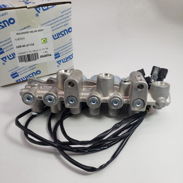 Excavator Solenoid Valve Group 22B-60-21132 For KOMATSU PC138US-10 PC138