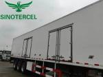 Frozen Food Refrigerated Semi Trailer 39000kg Semi Freezer Trailer For