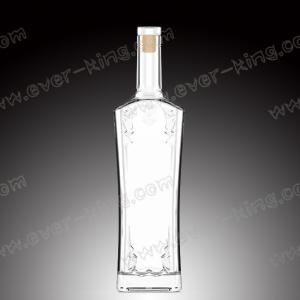 China Label Printing ODM SGS Fancy Glass Bottles For Liquor factory
