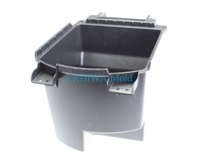 Plastic Auto Interior Trim Molding , Plastic Auto Parts Mould Durable Car Black Glove Compartment