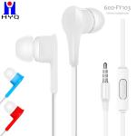 ROHS 1.2 Meter Wired In Ear Earphones 3.5mm Connector For IPhone