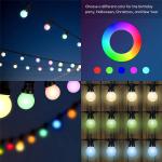 Smart Patio Light Outdoor String Light Christmas Festoon Lights Holiday Decor