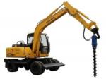 Excavator Hydraulic Earth Auger Hole Drilling With Two Piece Shaft Design KA6000