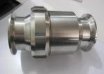 Stainless Steel Sanitary Check Valves One Way Flow Direction For Water Pipelines