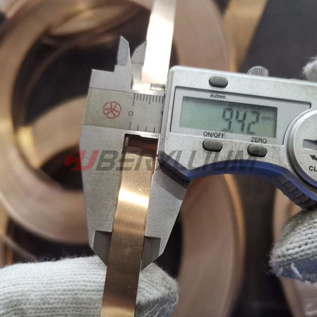 Beryllium Copper Alloy 25 1/2 Hard TD02 C17200 Strip 0.25mm
