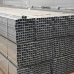 JIS G3466 Galvanized Black Square Steel Pipe Q345 Seamless Tubing