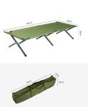 Military Green Single Person Military Camp Bed For Outdoor Camping
