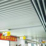 Decorative Commercial Metal Strip Aluminium / Aluminium Baffle Ceiling Panels