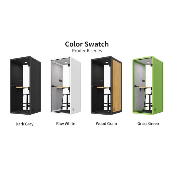 Customized Mobile Office Pods Modular Acoustic Office Pod With A Hidden Frame