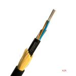 Outdoor ADSS Fiber Optic Cable 24 Core SM G652D span 50 double jacket low loss