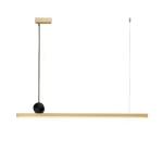 Horizontal simple restaurant chandelier modern simple LED long lamp nordic
