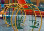 Fiberglass Aqua Park Equipment, Kids And Adults Water Game Aqua Play Structure