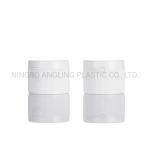 28mm Plastic Cap for Flip Top Cap Bottle in Ribbed White Colors Customized