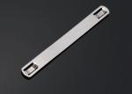 Heat Resisting 304 Stainless Steel Cable Tags 10 X 89 X 0.4mm UL Certification