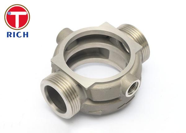 Custom CNC Turning Milling Parts Exhaust Valve Body 304 Stainless Steel Cylinder