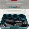 Buy cheap 9PC Bi Metal Hole Saw Set Hss Hole Saw Set Variable Pitch Teeth from wholesalers