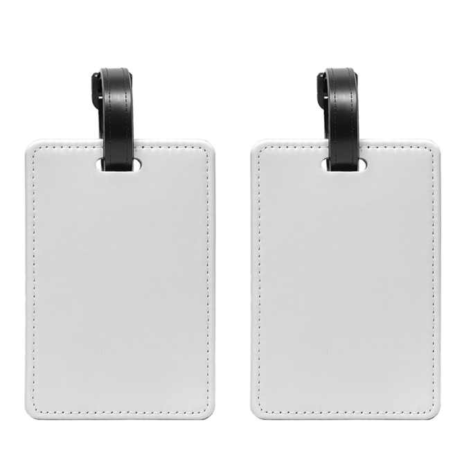 Diy Photo Printing Sublimation Sparkle Luggage Tag Custom Sublimation Bag Tags