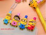 Cute Korean Stationery Small Yellow People Gel Pen Kawaii Creative Colored Pens