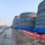 Cylindrical Industrial Vertical Welded Steel Tank Above Ground for Oil Storage