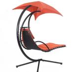 21.5kg Outdoor Lounge Chair With An Umbrella For Outdoor Activities