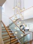 Crystal Chandelier Living Room Lamp Duplex Stair Lamp For Modern Atmosphere