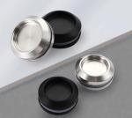 Hidden Non Punching Shower Door Pull Stainless Steel Round Easy Replacement